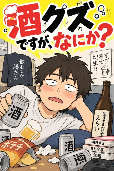 酒クズですが、なにか?の表紙